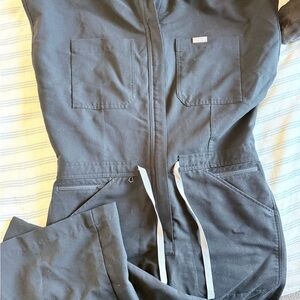 Black Figs Jumpsuit with Front Pockets